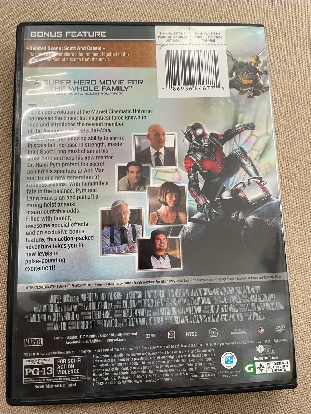 Marvel Ant-Man DVD 2015 - Picture 9 of 11